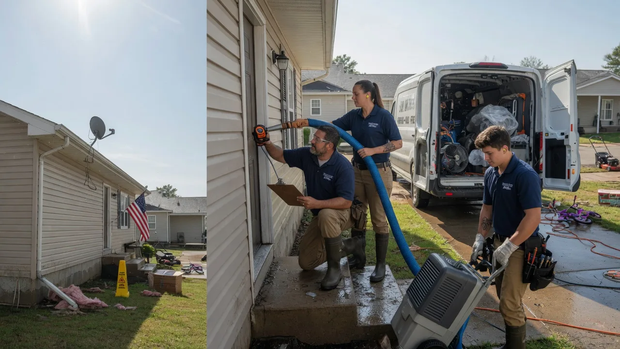 Ceiling Water Damage Restoration in Powell, WY near me